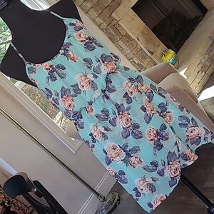 Pink owl sz S sundress